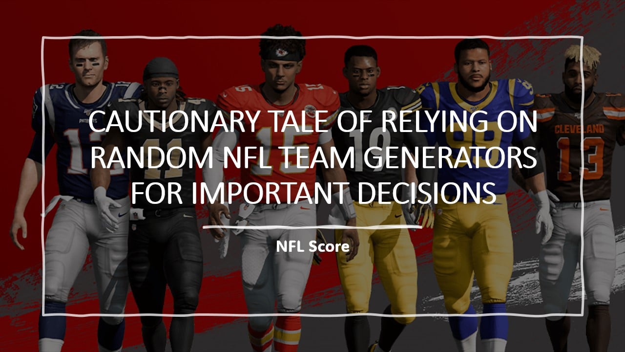 Random NFL Team Generators